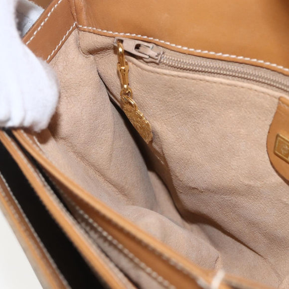 GUCCI Micro GG Supreme Shoulder Bag PVC Beige Gold 001 406 1780 Auth 168242