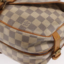 LOUIS VUITTON Damier Azur Saumur 30 Shoulder Bag SPO N48202 LV Auth 168246-15
