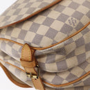 LOUIS VUITTON Damier Azur Saumur 30 Shoulder Bag SPO N48202 LV Auth 168246-16
