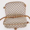 LOUIS VUITTON Damier Azur Saumur 30 Shoulder Bag SPO N48202 LV Auth 168246-21