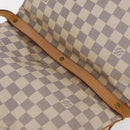 LOUIS VUITTON Damier Azur Saumur 30 Shoulder Bag SPO N48202 LV Auth 168246-22