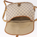 LOUIS VUITTON Damier Azur Saumur 30 Shoulder Bag SPO N48202 LV Auth 168246-9