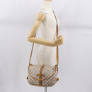 LOUIS VUITTON Damier Azur Saumur 30 Shoulder Bag SPO N48202 LV Auth 168246-32