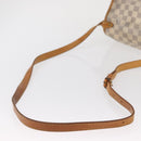 LOUIS VUITTON Damier Azur Saumur 30 Shoulder Bag SPO N48202 LV Auth 168246-7