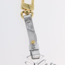 LOUIS VUITTON Snow Flake Charm Leather Silver M79293 LV Auth 168249M-8