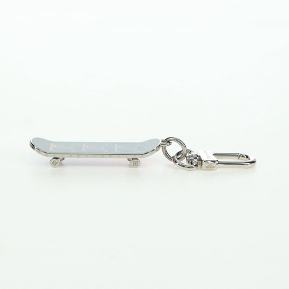 LOUIS VUITTON Bijoux Sac Skate Board Charm metal Silver tone MP3269 Auth 168252M