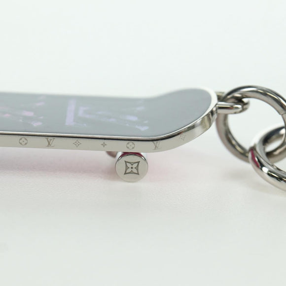 LOUIS VUITTON Bijoux Sac Skate Board Charm metal Silver tone MP3269 Auth 168252M