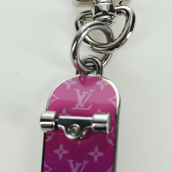 LOUIS VUITTON Bijoux Sac Skate Board Charm metal Silver tone MP3269 Auth 168252M