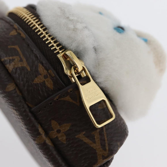 LOUIS VUITTON Monogram Adorable Bear Charm M02128 LV Auth 168254SAM