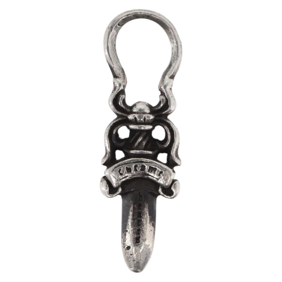 Chrome Hearts Dolk bedel hanger top Ag925 Zilver Auth 168256SM