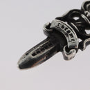 Chrome Hearts Dolk bedel hanger top Ag925 Zilver Auth 168256SM-3