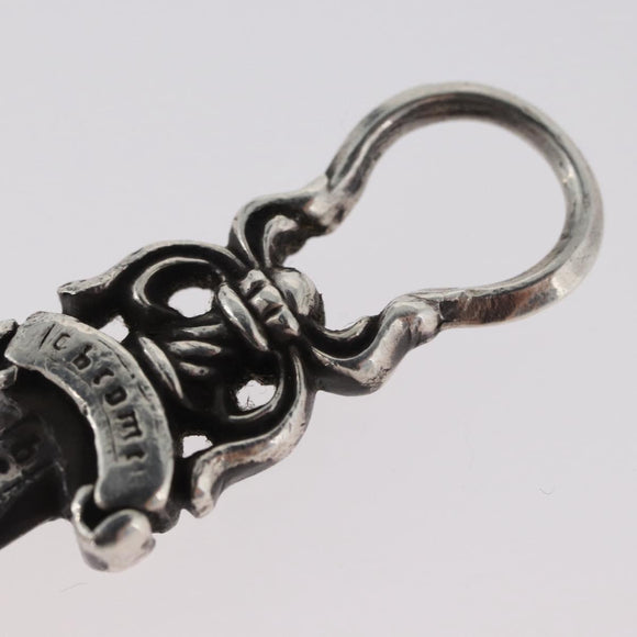 Chrome Hearts Dolk bedel hanger top Ag925 Zilver Auth 168256SM