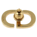 Christian Dior Rhinestone Pierce Earring metal Gold Tone Auth 168258M-3