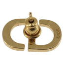 Christian Dior Rhinestone Pierce Earring metal Gold Tone Auth 168258M-8