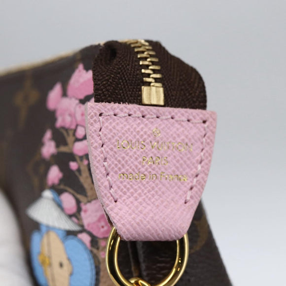 LOUIS VUITTON Monogram Vivienne Mini Pochette Accessoires M45905 Auth 168260SM