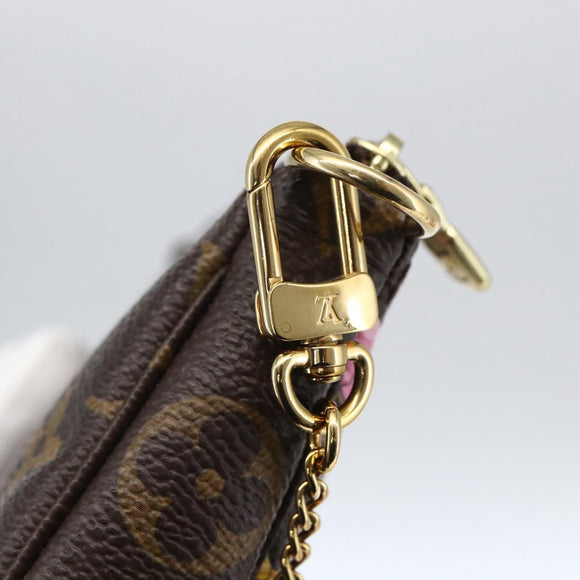 LOUIS VUITTON Monogram Vivienne Mini Pochette Accessoires M45905 Auth 168260SM