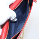 GUCCI adidas Horsebit Chain Shoulder Wallet Leather Gold 621892 Auth 168261SAM-21