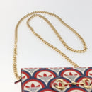 GUCCI adidas Horsebit Chain Shoulder Wallet Leather Gold 621892 Auth 168261SAM-8
