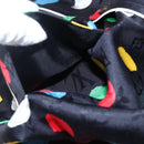 LOUIS VUITTON Monogram Eclipse LV x YK Pajamas Silk Black LV Auth 168263M-15