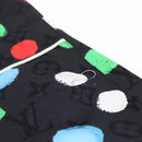LOUIS VUITTON Monogram Eclipse LV x YK Pajamas Silk Black LV Auth 168263M-10