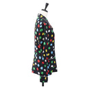 LOUIS VUITTON Monogram Eclipse LV x YK Pajamas Silk Black LV Auth 168263M-2
