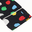 LOUIS VUITTON Monogram Eclipse LV x YK Pajamas Silk Black LV Auth 168263M-8