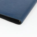 LOUIS VUITTON Epi Agenda PM Day Planner Cover Blue R20055 LV Auth 168266-15