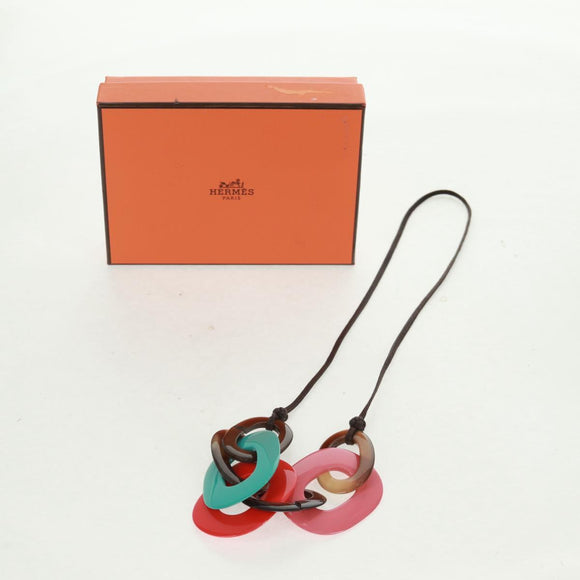 HERMES Caramba Halskette Kunststoff Mehrfarbig Auth 168270V