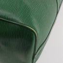 LOUIS VUITTON Epi Keepall 45 Boston Bag Green M42974 LV Auth 168281-15
