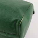 LOUIS VUITTON Epi Keepall 45 Boston Bag Green M42974 LV Auth 168281-16