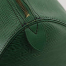 LOUIS VUITTON Epi Keepall 45 Boston Bag Green M42974 LV Auth 168281-18