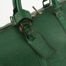 LOUIS VUITTON Epi Keepall 45 Boston Bag Green M42974 LV Auth 168281-19