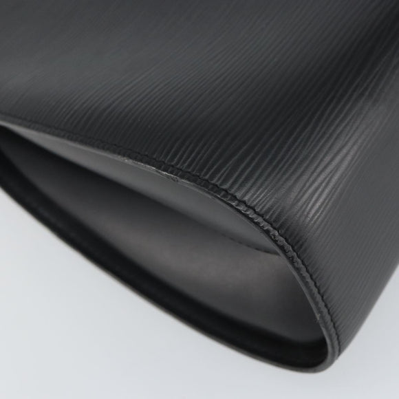 LOUIS VUITTON Epi Dauphine GM Cosmetic Pouch Black M48432 LV Auth 168282