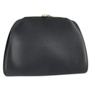 LOUIS VUITTON Epi Dauphine GM Cosmetic Pouch Black M48432 LV Auth 168282-1