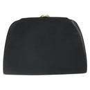 LOUIS VUITTON Epi Dauphine GM Cosmetic Pouch Black M48432 LV Auth 168282-2
