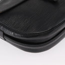 LOUIS VUITTON Epi Jeune Fille MM Shoulder Bag Black M52152 LV Auth 168284-14