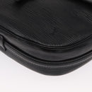 LOUIS VUITTON Epi Jeune Fille MM Shoulder Bag Black M52152 LV Auth 168284-15