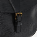 LOUIS VUITTON Epi Jeune Fille MM Shoulder Bag Black M52152 LV Auth 168284-18