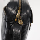 LOUIS VUITTON Epi Jeune Fille MM Shoulder Bag Black M52152 LV Auth 168284-9