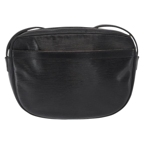 LOUIS VUITTON Epi Jeune Fille MM Shoulder Bag Black M52152 LV Auth 168284