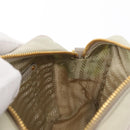 PRADA Shoulder Bag Nylon Ivory Gold Auth 168292-21