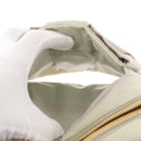 PRADA Shoulder Bag Nylon Ivory Gold Auth 168292-11
