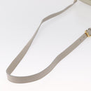 PRADA Shoulder Bag Nylon Ivory Gold Auth 168292-7