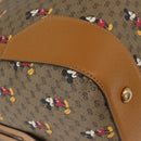 GUCCI Micro GG Supreme Disney Boston Bag PVC 2way Beige 547953 Auth 168297SM-16