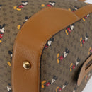 GUCCI Micro GG Supreme Disney Boston Bag PVC 2way Beige 547953 Auth 168297SM-17