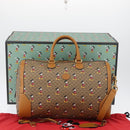 GUCCI Micro GG Supreme Disney Boston Bag PVC 2way Beige 547953 Auth 168297SM-12