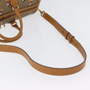 GUCCI Micro GG Supreme Disney Boston Bag PVC 2way Beige 547953 Auth 168297SM-8