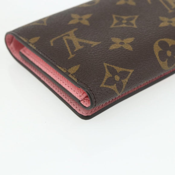 LOUIS VUITTON Monogram Vivienne Portefeuille Victorine Pink M69754 Auth 168298M