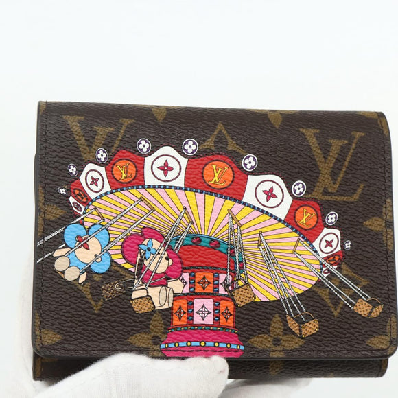 LOUIS VUITTON Monogram Vivienne Portefeuille Victorine Pink M69754 Auth 168298M