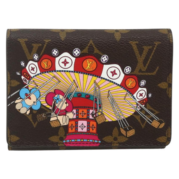 LOUIS VUITTON Monogram Vivienne Portefeuille Victorine Pink M69754 Auth 168298M
